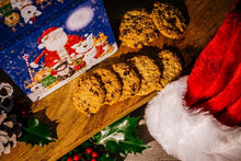 Load image into Gallery viewer, Farmhouse Biscuits with Oats Cranberries & White Chocolate Chunks 250g Tin