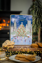 Load image into Gallery viewer, Farmhouse Biscuits Christmas Ice skating selection Tin 300g