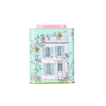 Load image into Gallery viewer, English Cottage Tea Caddy Green / Pink 120 teabags