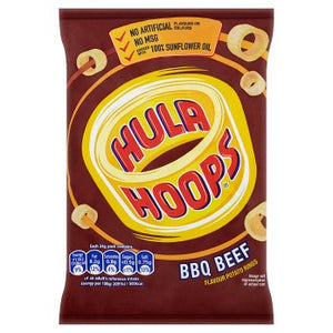 Hula Hoops BBQ Beef Flavour Potato Rings 34g