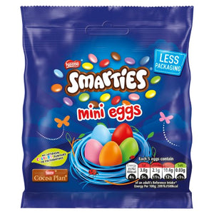 Nestle Smarties Mini Egg Bag 80G reduced price