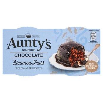 Aunty's Delicious Chocolate Steamed Puds 2 x 95g