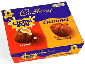 Cadbury Creme Egg & Caramel Egg 8 pack