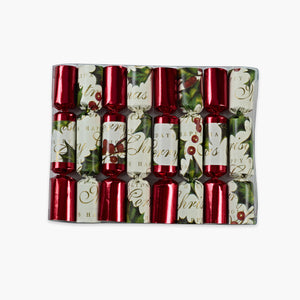 Christmas Crackers Mini Bows and Berries 8 pack