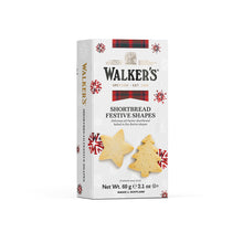 Load image into Gallery viewer, Walkers Shortbread Festive Shapes 60g box
