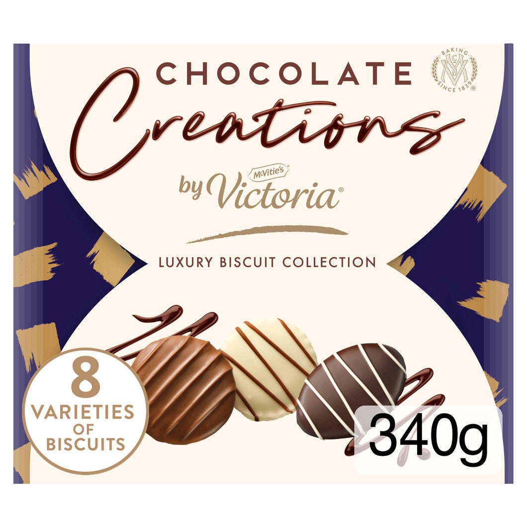 McVities Choc Creations Victoria Biscuits 340g