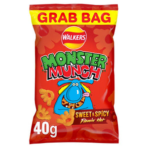 Monster Munch Flamin' Hot Snacks 40g