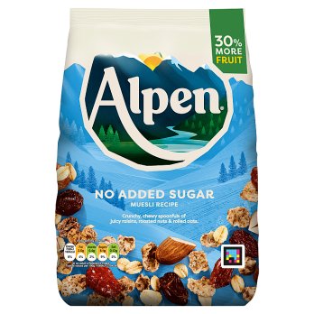 Alpen No Added Sugar Swiss Style Muesli 950kg
