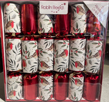 Load image into Gallery viewer, Christmas Crackers Christmas Robin 12 pack
