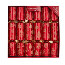 Load image into Gallery viewer, Christmas Crackers Red Tree Flakes 12 pack
