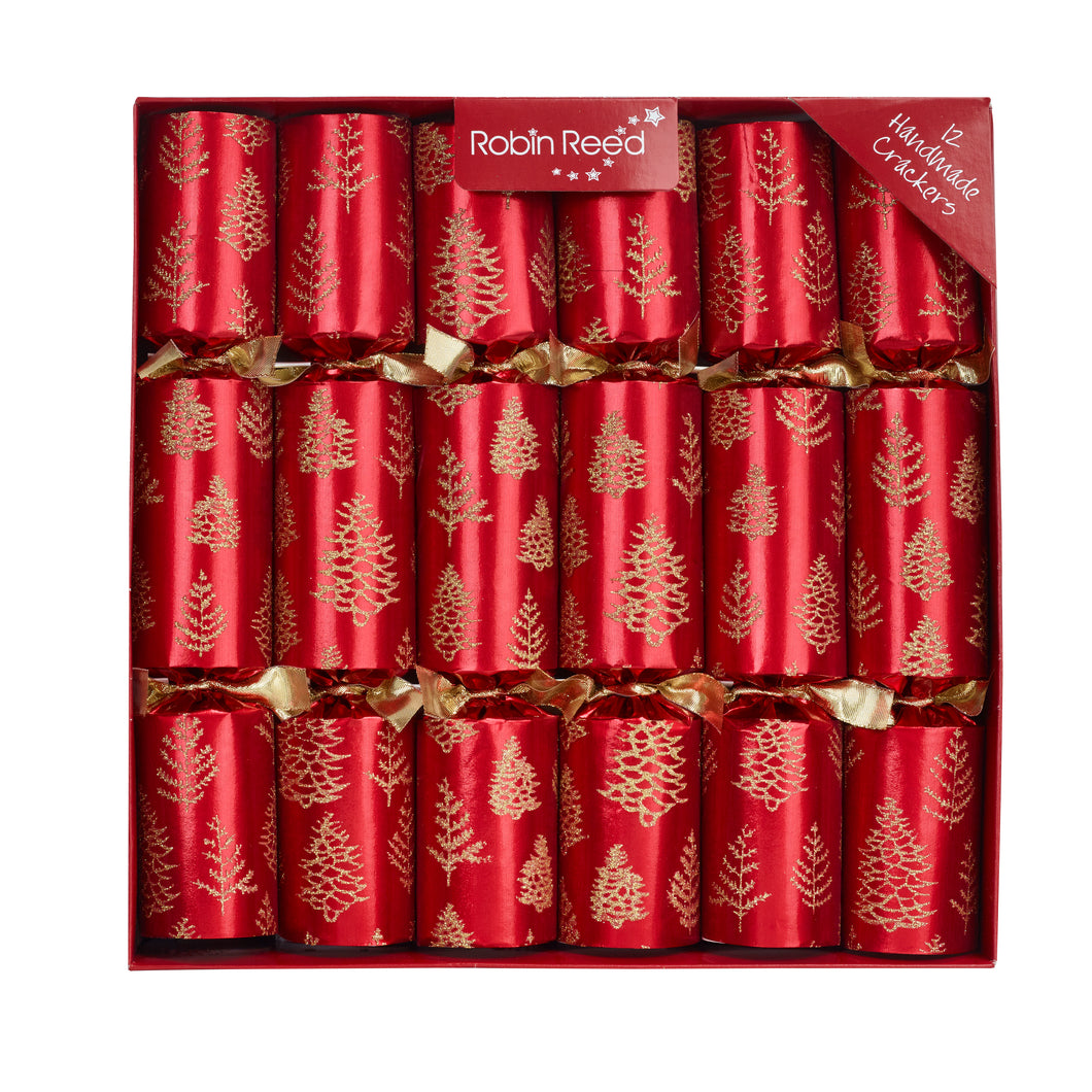 Christmas Crackers Red Tree Flakes 12 pack
