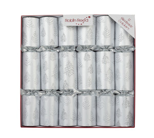 Christmas Crackers Silver Tree Flakes 12 pack