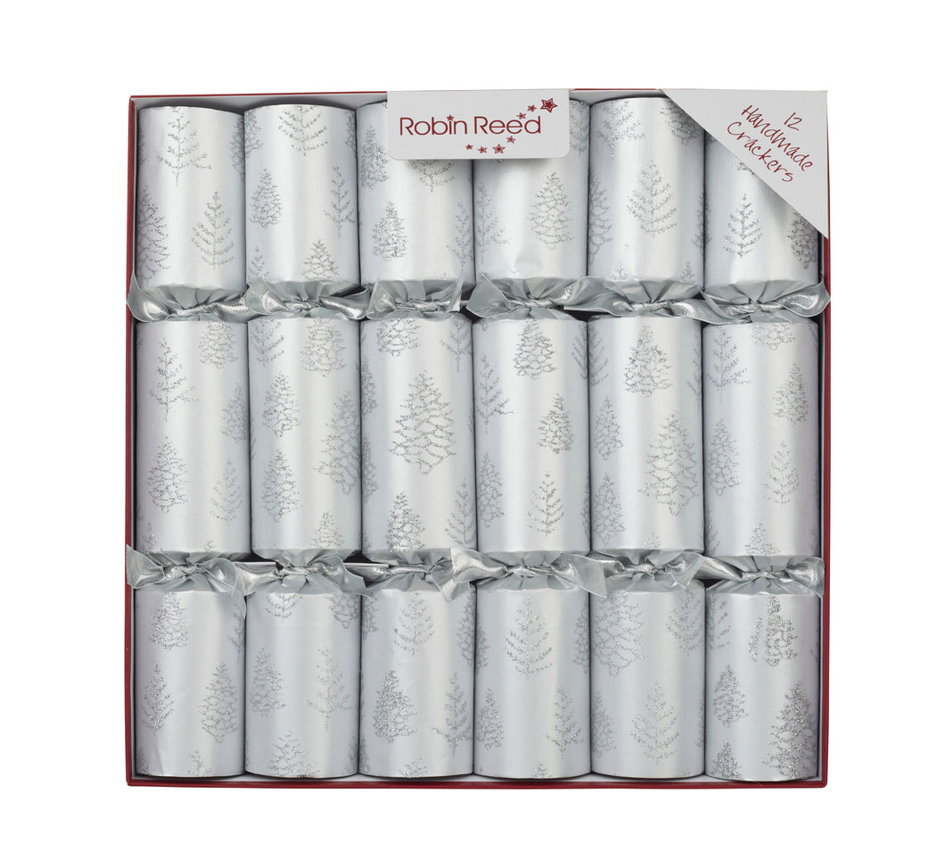 Christmas Crackers Silver Tree Flakes 12 pack