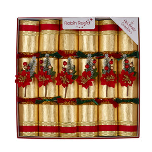 Christmas Crackers Poinsettia 6 pack