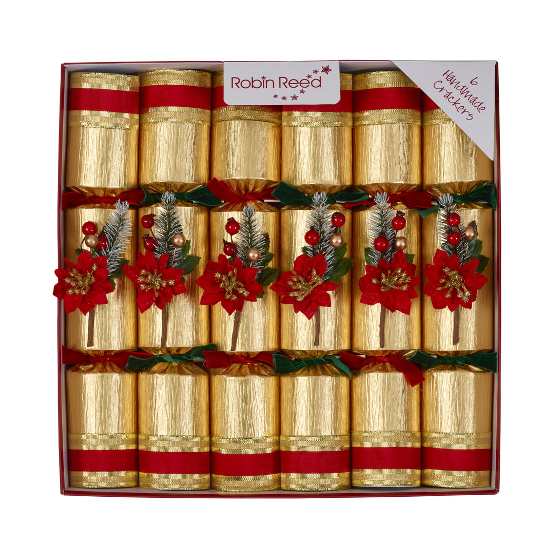 Christmas Crackers Poinsettia 6 pack