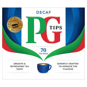 PG tips Decaffeinated 70 Tea Bags