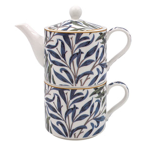 William Morris tea for one pot and cup boxed