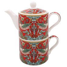 Load image into Gallery viewer, William Morris tea for one pot and cup boxed
