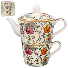 Load image into Gallery viewer, William Morris tea for one pot and cup boxed
