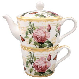 William Morris tea for one pot and cup boxed