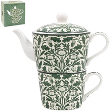 Load image into Gallery viewer, William Morris tea for one pot and cup boxed
