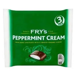 Fry's Peppermint Cream Chocolate Bar 3 pkt