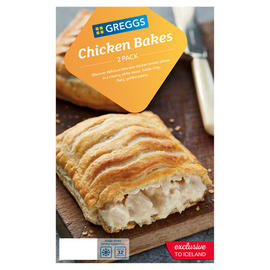 Greggs Chicken Bakes 2 Pack 306g (Shop pick up only)