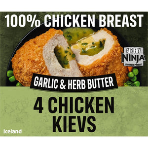 Garlic & Herb Chicken Kievs 4 pkt 500g (shop pick up only)