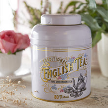 Load image into Gallery viewer, Vintage English Afternoon White tea Caddy  80&#39;s

