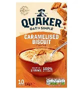 Quaker Oats so Simple Caramelised Biscuit 10 sachets