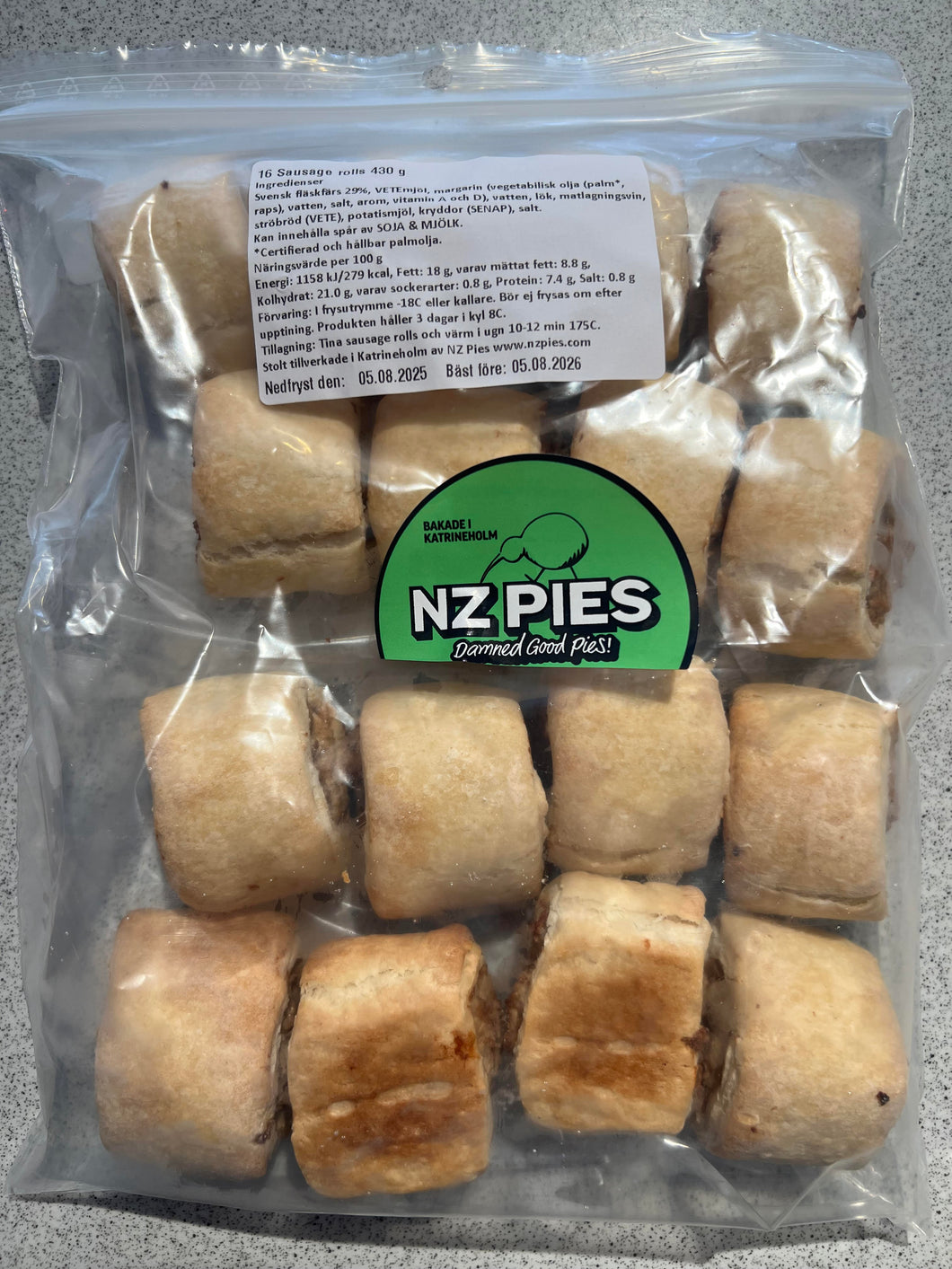 NZ Pies Mini Sausage Rolls 16pkt (shop pick up only)