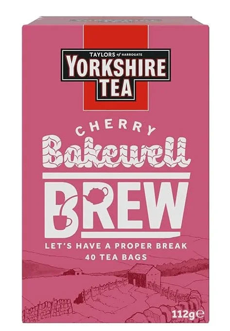 Yorkshire Tea Cherry Bakewell Brew 40 Teabags