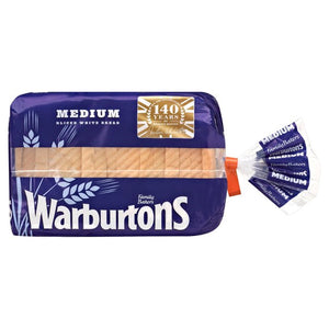 Warburtons Medium Sliced Bread (shop pick-up only)