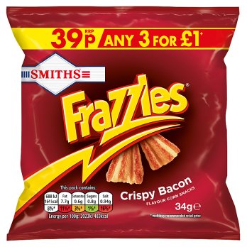 Smiths Frazzles Crispy Bacon Snacks