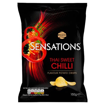 Sensations Thai Sweet Chilli Sharing Crisps 150g