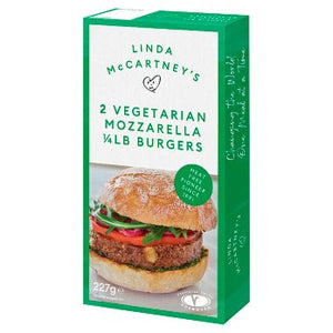 Linda McCartney's 2 Vegetarian Mozzarella 1/4 LB Burgers  (shop pick-up only)