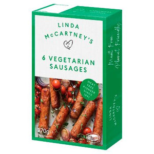 Linda McCartney's 6 Vegetarian Sausages  (shop pick-up only)