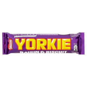 Yorkie Milk Chocolate Bar With Raisin And Biscuit 44g