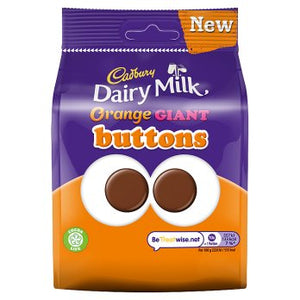 Cadbury Dairy Milk Orange Giant Buttons Chocolate Bag 110g