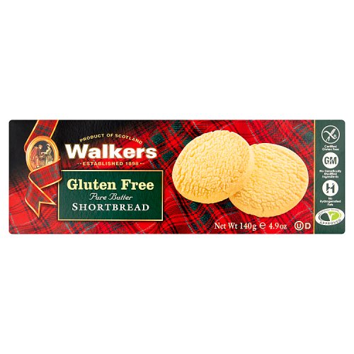 Walkers Gluten Free Shortbread 140g