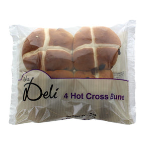 Hot Cross Buns 4 pack