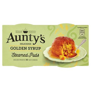 Aunty's Delicious Golden Syrup Steamed Puds 2 x 95g