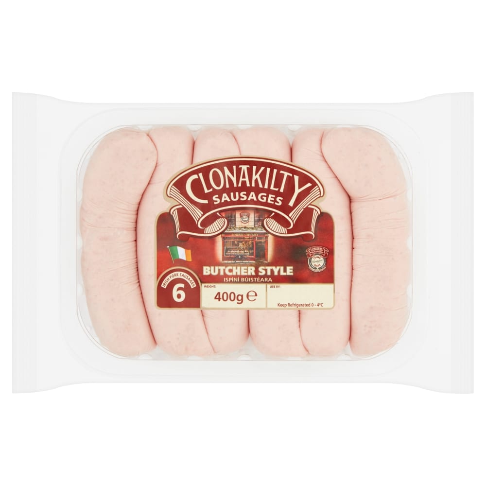 Clonakilty Butcher Style Sausages - 400g (shop pick up only)