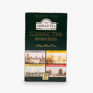 Ahmad Tea - Classic Tea Selection of 4 Black Teas Teabags 20s