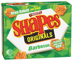 Arnott's Shapes Originals BBQ 175g REDUCED May date