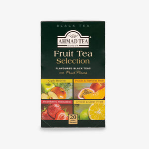 Ahmad Tea - Fruit Tea Selection of 4 Fruit Black Teas Teabags 20s