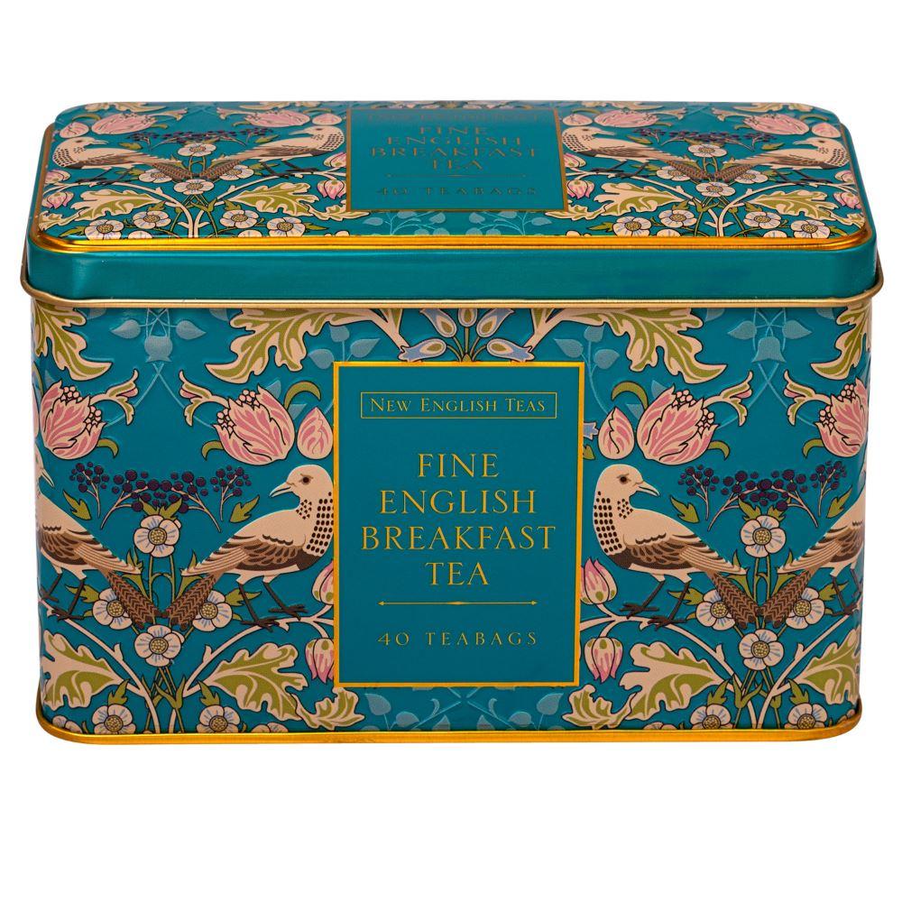 Song Thrush & Berries Tea Tin 40 tea bags