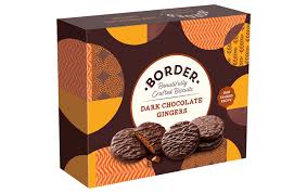 Borders Dark Chocolate Ginger Biscuits 255g