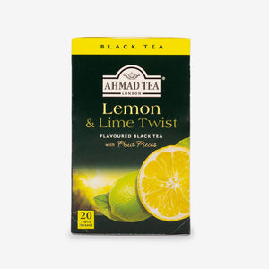 Ahmad Tea - Lemon & Lime Twist Fruit Black Teabags 20s
