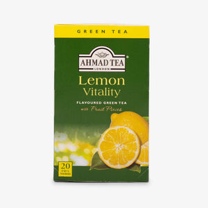 Ahmad Tea - Lemon Vitality Green Teabags 20s